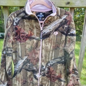 Women's Mossy Oak Zip Up Fleece